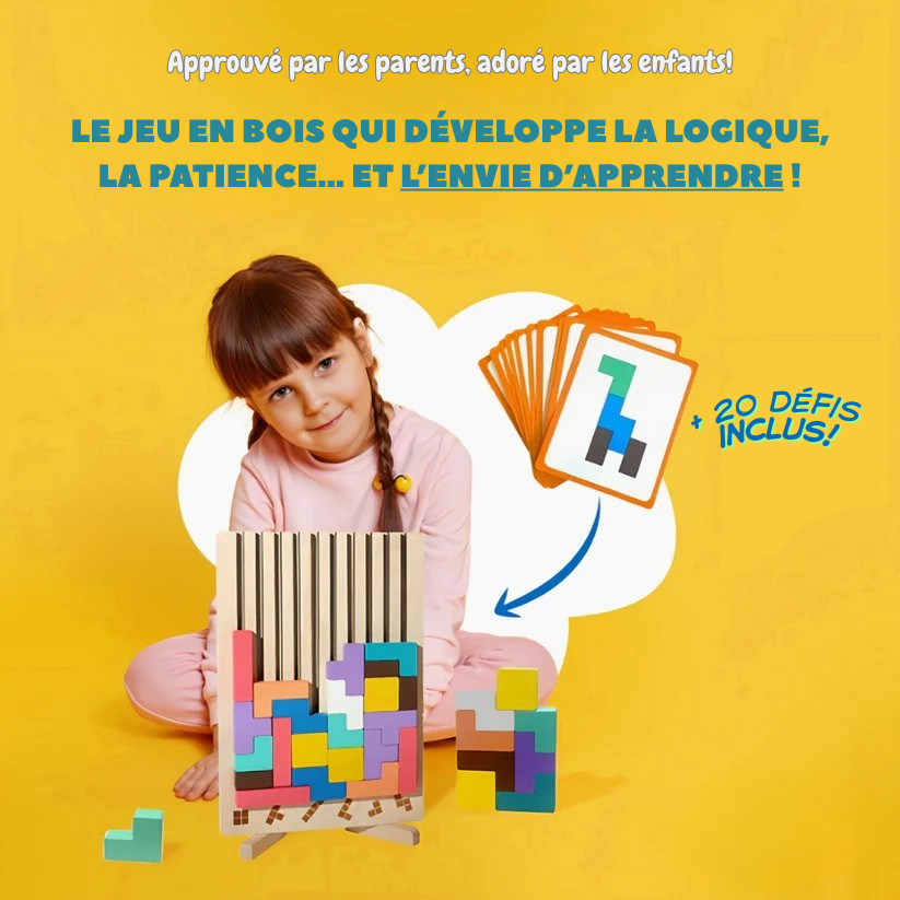 Kidinova – Puzzle Éducatif en Bois | Inspiré de la Méthode Montessori