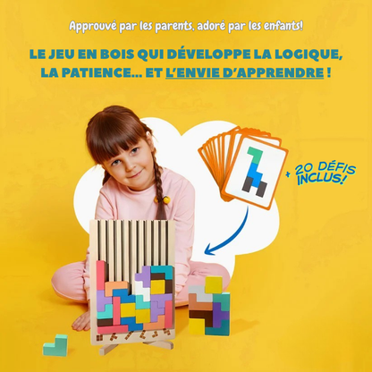 Kidinova – Puzzle Éducatif en Bois | Inspiré de la Méthode Montessori