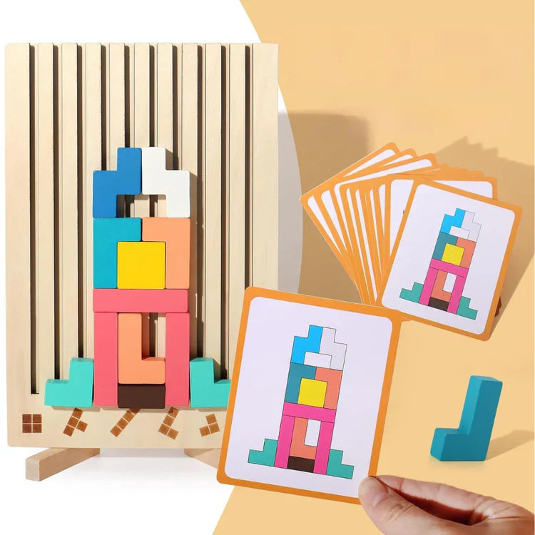 Kidinova – Puzzle Éducatif en Bois | Inspiré de la Méthode Montessori
