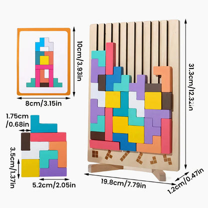 Kidinova – Puzzle Éducatif en Bois | Inspiré de la Méthode Montessori